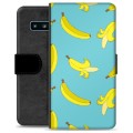 Samsung Galaxy S10 Premium Portemonnee Hoesje - Bananen