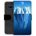 Samsung Galaxy S10 Premium Portemonnee Hoesje - Iceberg