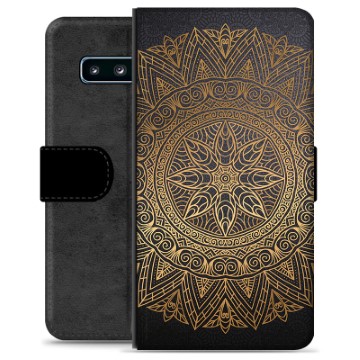 Samsung Galaxy S10+ Premium Wallet Hoesje - Mandala