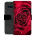 Samsung Galaxy S10+ Premium Wallet Hoesje - Roze