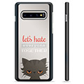 Samsung Galaxy S10 beschermhoes - Angry Cat
