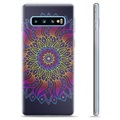 Samsung Galaxy S10+ TPU-hoesje - Kleurrijke Mandala
