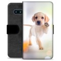 Samsung Galaxy S10 Premium Portemonnee Hoesje - Hond