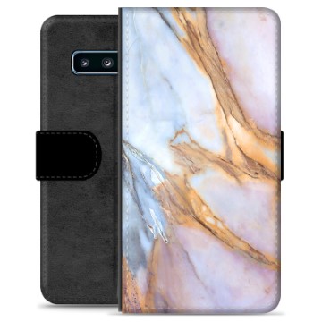 Samsung Galaxy S10 Premium Portemonnee Hoesje - Elegant Marmer