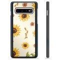 Samsung Galaxy S10 Beschermhoes - Zonnebloem