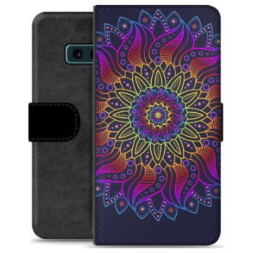 Samsung Galaxy S10e Premium Wallet Hoesje - Kleurrijke Mandala