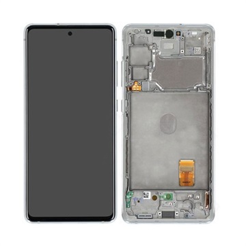 Samsung Galaxy S20 FE 5G Voorzijde Cover & LCD Display GH82-24214B - Cloud White