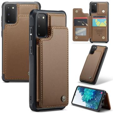 Samsung Galaxy S20 FE 5G/S20 FE 2022 Caseme C22 Hoesje RFID Kaarthouder - Bruin