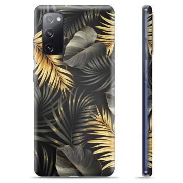 Samsung Galaxy S20 FE TPU Hoesje - Gouden Bladeren