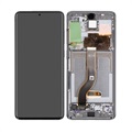 Samsung Galaxy S20+ Voorzijde Cover & LCD Display GH82-22145E - Grijs