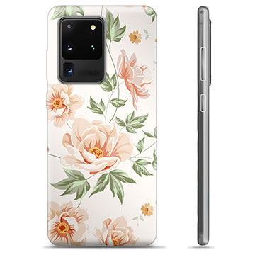 Samsung Galaxy S20 Ultra TPU Hoesje - Bloemen