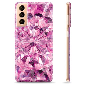 Samsung Galaxy S21+ 5G TPU-hoesje - Roze Kristal
