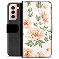 Samsung Galaxy S21 5G Premium Wallet Hoesje - Bloemen