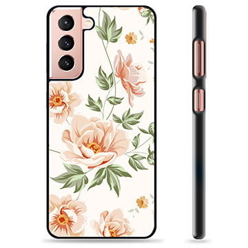 Samsung Galaxy S21 5G Beschermhoes - Bloemen