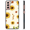 Samsung Galaxy S21 5G Beschermhoes - Zonnebloem