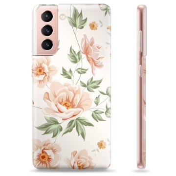 Samsung Galaxy S21 5G TPU Hoesje - Bloemen