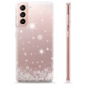 Samsung Galaxy S21 5G TPU Hoesje - Sneeuwvlokken