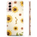 Samsung Galaxy S21 5G TPU Hoesje - Zonnebloem