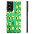 Samsung Galaxy S21 Ultra 5G TPU Hoesje - Avocado Patroon