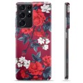 Samsung Galaxy S21 Ultra 5G TPU Hoesje - Vintage Bloemen