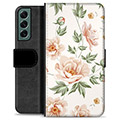 Samsung Galaxy S22+ 5G Premium Wallet Hoesje - Bloemen