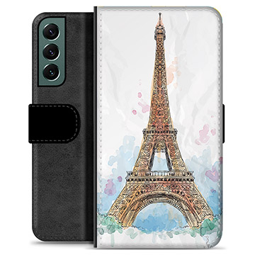 Samsung Galaxy S22+ 5G Premium Portemonnee Hoesje - Parijs