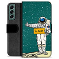 Samsung Galaxy S22+ 5G Premium Portemonnee Hoesje - To Mars