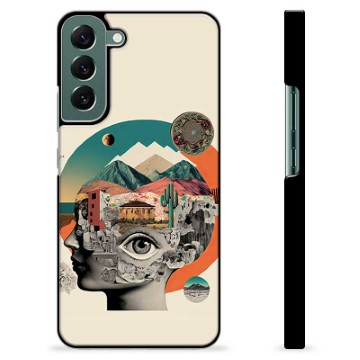 Samsung Galaxy S22+ 5G Beschermende Cover - Abstracte Collage