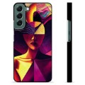 Samsung Galaxy S22+ 5G Beschermende Cover - Kubistisch Portret