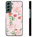 Samsung Galaxy S22+ 5G Beschermende Cover - Aquarel Bloemen