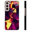 Samsung Galaxy S22 5G Beschermende Cover - Kubistisch Portret