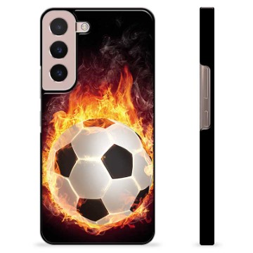 Samsung Galaxy S22 5G Beschermende Cover - Voetbal Vlam