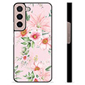 Samsung Galaxy S22 5G Beschermende Cover - Aquarel Bloemen