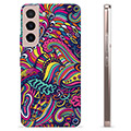 Samsung Galaxy S22 5G TPU-hoesje - Abstracte bloemen