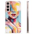 Samsung Galaxy S22 5G TPU-hoesje - Abstract Portret