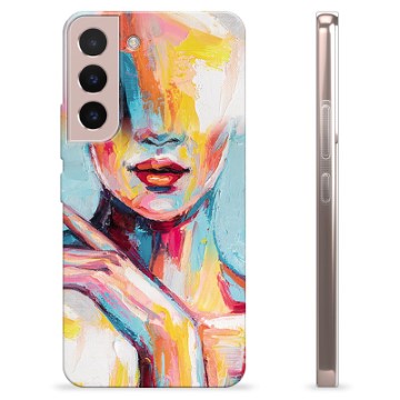 Samsung Galaxy S22 5G TPU-hoesje - Abstract Portret