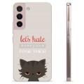 Samsung Galaxy S22 5G TPU-hoesje - Angry Cat