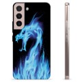 Samsung Galaxy S22 5G TPU-hoesje - Blue Fire Dragon