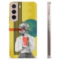 Samsung Galaxy S22 5G TPU-hoesje - Retro-kunst