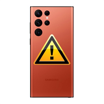 Samsung Galaxy S22 Ultra 5G Batterij Cover Reparatie - Rood
