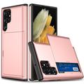 Samsung Galaxy S22 Ultra 5G Hybrid Case with Sliding Card Slot