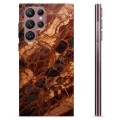 Samsung Galaxy S22 Ultra 5G TPU-hoesje - Amber Marmer