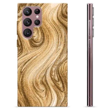 Samsung Galaxy S22 Ultra 5G TPU-hoesje - Gouden Zand