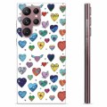 Samsung Galaxy S22 Ultra 5G TPU Hoesje - Hartjes
