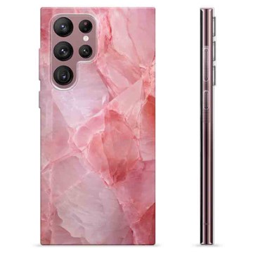 Samsung Galaxy S22 Ultra 5G TPU-hoesje - Roze Kwarts