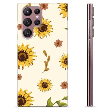 Samsung Galaxy S22 Ultra 5G TPU-hoesje - Zonnebloem