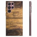 Samsung Galaxy S22 Ultra 5G TPU Hoesje - Hout