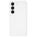 Samsung Galaxy S23 5G Geruberiseerd Kunststof Hoesje - Wit
