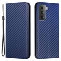 Samsung Galaxy S23 5G Portemonnee Hoesje - Koolstofvezel
