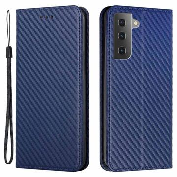 Samsung Galaxy S23 5G Portemonnee Hoesje - Koolstofvezel